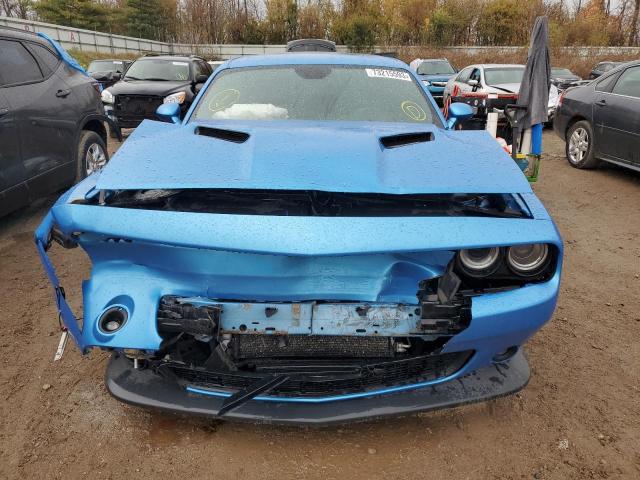 2C3CDZBT9FH912714 - 2015 DODGE CHALLENGER SXT PLUS BLUE photo 5