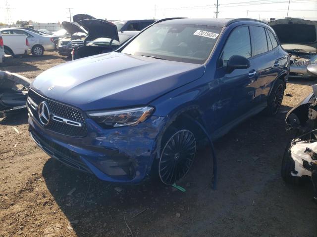 W1NKM4HB3PU012133 - 2023 MERCEDES-BENZ GLC 300 4MATIC BLUE photo 1