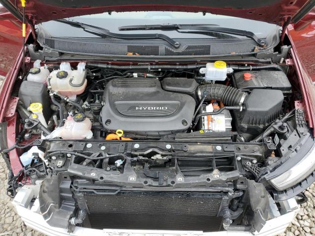 2C4RC1S78MR525334 - 2021 CHRYSLER PACIFICA HYBRID LIMITED BURGUNDY photo 12