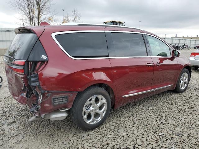 2C4RC1S78MR525334 - 2021 CHRYSLER PACIFICA HYBRID LIMITED BURGUNDY photo 3