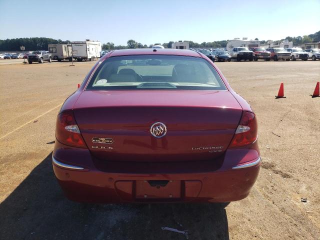 2G4WE537451262774 - 2005 BUICK LACROSSE CXS BURGUNDY photo 6
