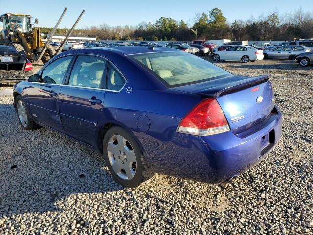 2G1WD58C269236182 - 2006 CHEVROLET IMPALA SUPER SPORT BLUE photo 2