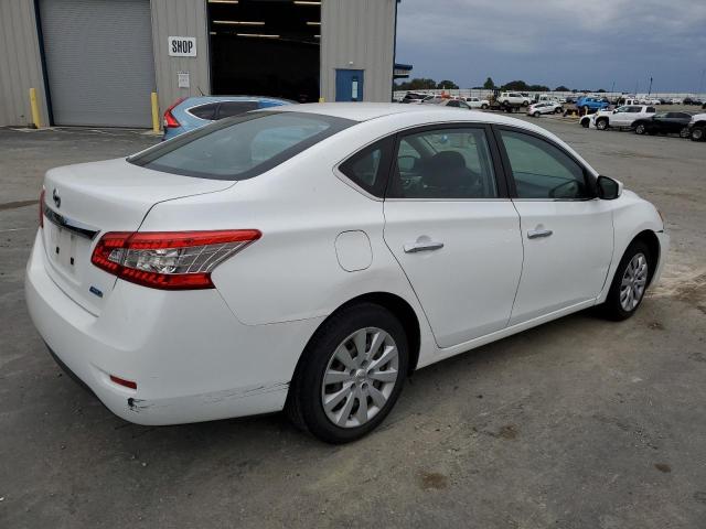 3N1AB7AP1EY328255 - 2014 NISSAN SENTRA S WHITE photo 3