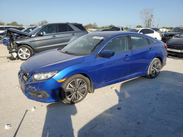 19XFC1F79GE002438 - 2016 HONDA CIVIC EXL BLUE photo 1