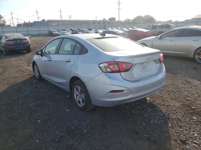 1G1BC5SM4J7135464 - 2018 CHEVROLET CRUZE LS SILVER photo 3