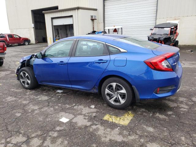 19XFC2F66LE207836 - 2020 HONDA CIVIC LX BLUE photo 2