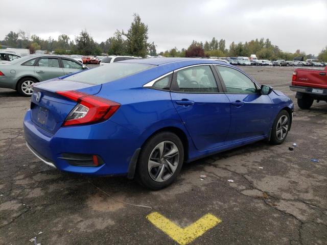 19XFC2F66LE207836 - 2020 HONDA CIVIC LX BLUE photo 3