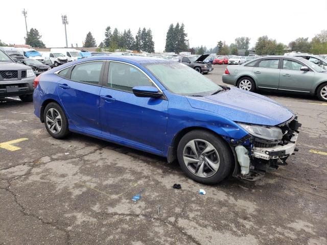 19XFC2F66LE207836 - 2020 HONDA CIVIC LX BLUE photo 4