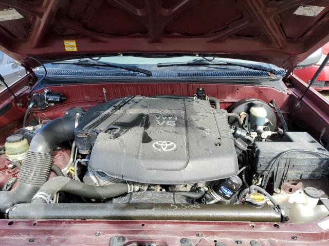 5TBRU34136S465483 - 2006 TOYOTA TUNDRA ACCESS CAB SR5 BURGUNDY photo 11