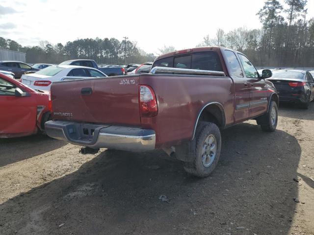 5TBRU34136S465483 - 2006 TOYOTA TUNDRA ACCESS CAB SR5 BURGUNDY photo 3