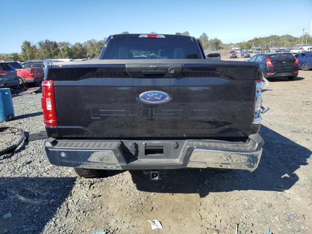 1FTEX1EB4PKD07770 - 2023 FORD F150 SUPER CAB BLACK photo 6