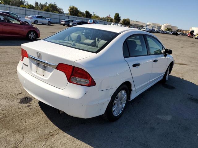 2HGFA16369H337913 - 2009 HONDA CIVIC VP WHITE photo 3