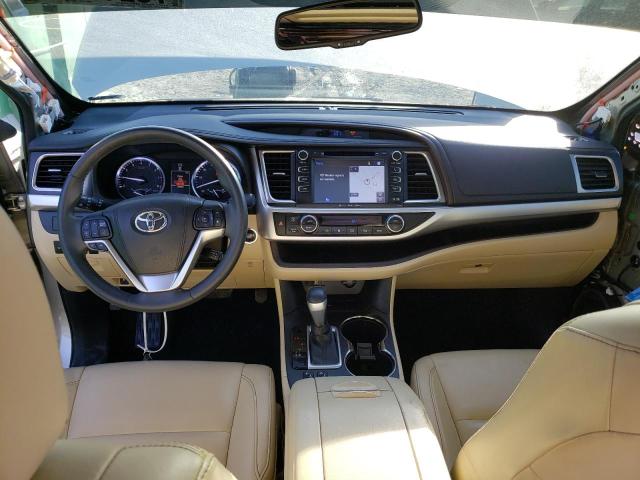 5TDKKRFH2GS130356 - 2016 TOYOTA HIGHLANDER XLE GOLD photo 8