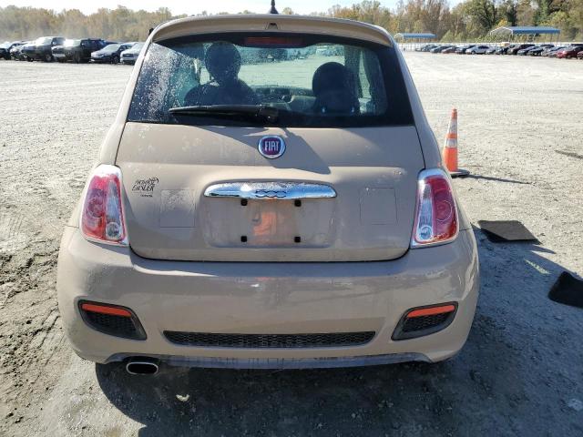 3C3CFFBR7CT332099 - 2012 FIAT 500 SPORT BEIGE photo 6