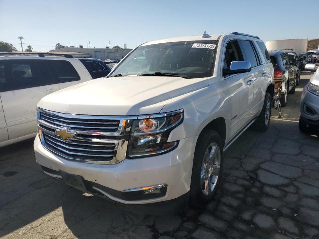 1GNSKCKC6FR633979 - 2015 CHEVROLET TAHOE K1500 LTZ WHITE photo 1