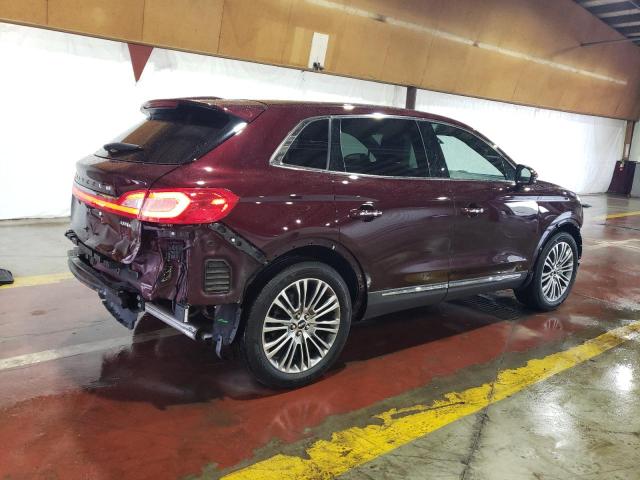 2LMPJ8LR5JBL13095 - 2018 LINCOLN MKX RESERVE Բորդո լուսանկար 3