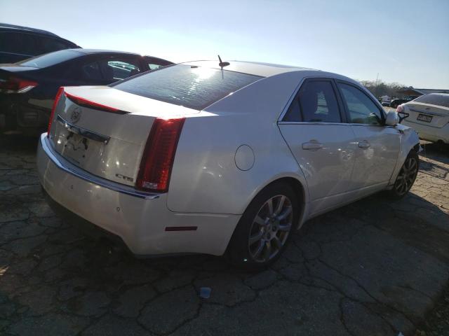 1G6DV57V880139373 - 2008 CADILLAC CTS HI FEATURE V6 WHITE photo 3