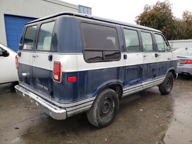 2B7GB13H9EK279616 - 1984 DODGE RAM VAN B150 BLUE photo 3