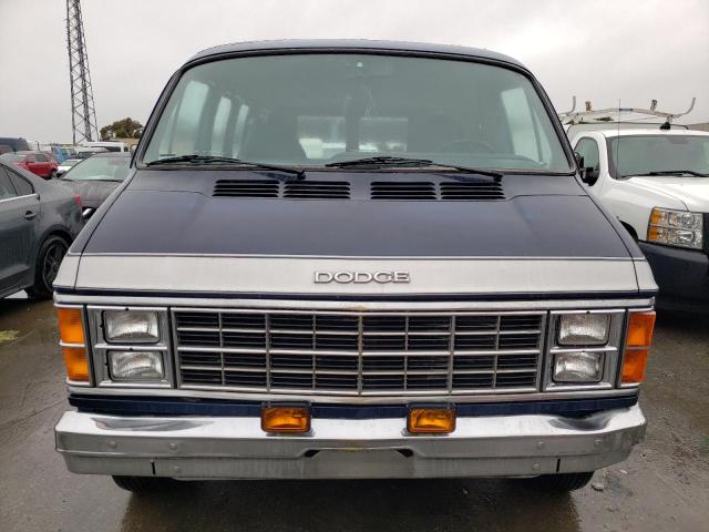 2B7GB13H9EK279616 - 1984 DODGE RAM VAN B150 BLUE photo 5