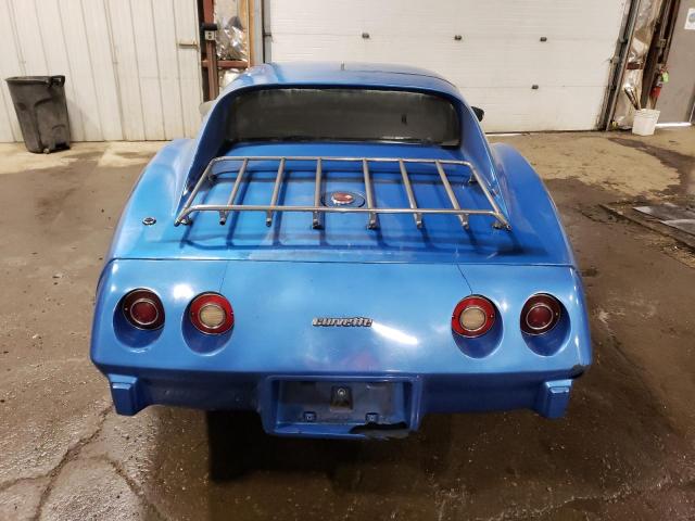 1Z37L6S410469 - 1976 CHEVROLET CORVETTE BLUE photo 6