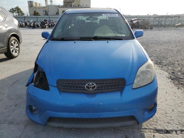 2T1KR30E27C682648 - 2007 TOYOTA COROLLA MA XR BLUE photo 5