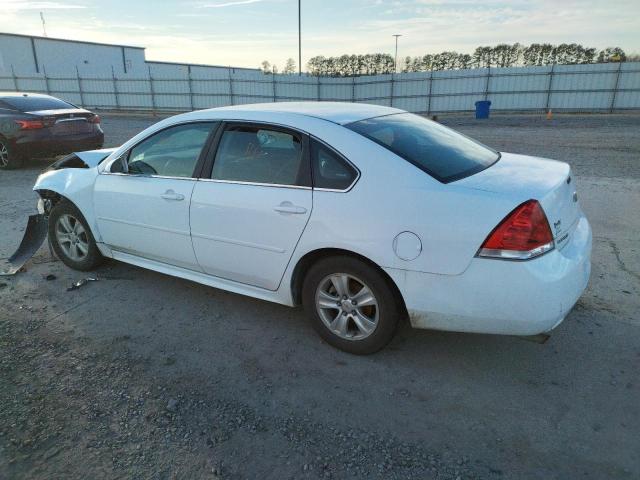 2G1WA5E38E1169663 - 2014 CHEVROLET IMPALA LIM LS WHITE photo 2