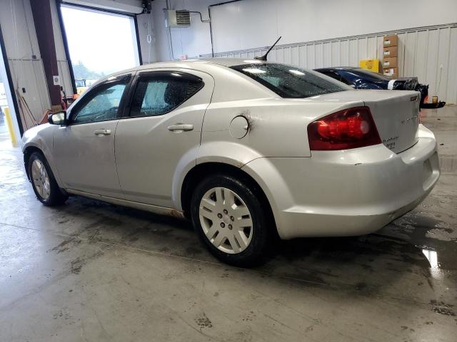 1C3CDZAB6CN128695 - 2012 DODGE AVENGER SE SILVER photo 2