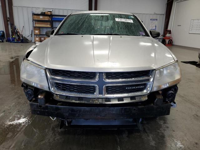 1C3CDZAB6CN128695 - 2012 DODGE AVENGER SE SILVER photo 5