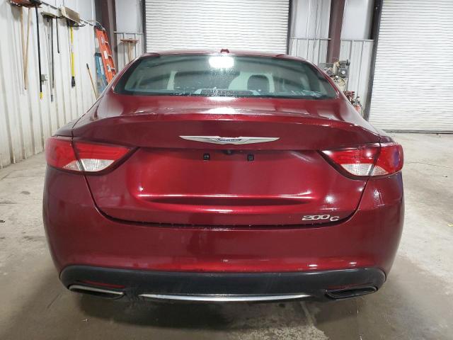 1C3CCCCGXFN545766 - 2015 CHRYSLER 200 C BURGUNDY photo 6