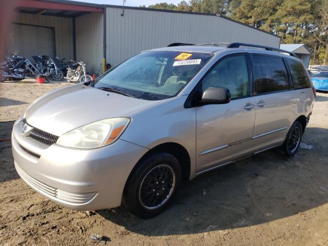 5TDZA23C34S169017 - 2004 TOYOTA SIENNA CE GRAY photo 1