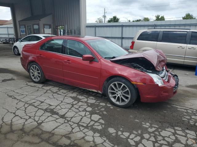 3FAHP08Z28R271368 - 2008 FORD FUSION SEL RED photo 4