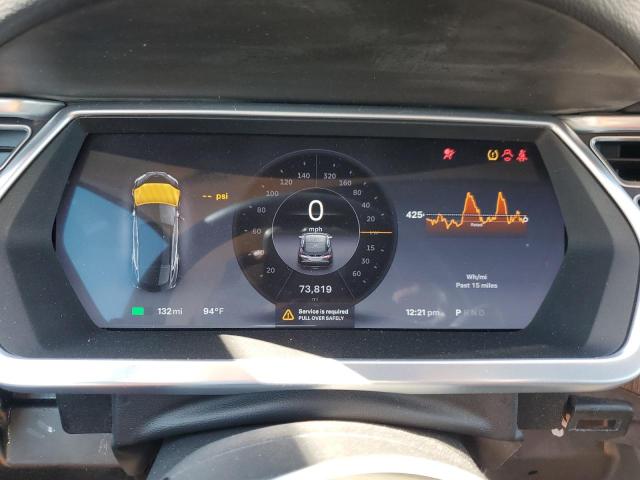 5YJSA1DPXDFP23106 - 2013 TESLA MODEL S Սև լուսանկար 9