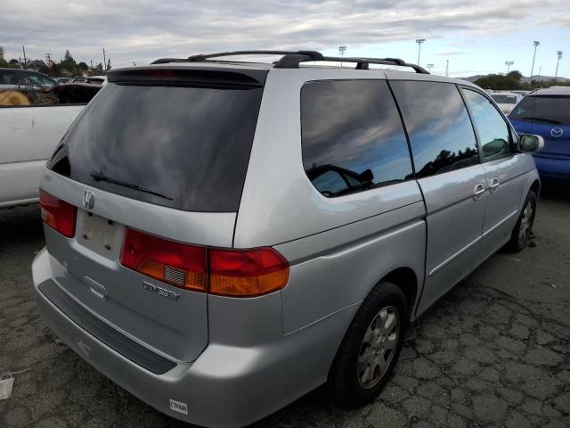 5FNRL18024B060510 - 2004 HONDA ODYSSEY EXL SILVER photo 3