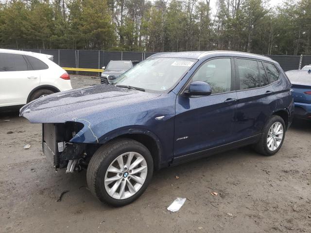 5UXWX9C57H0T12067 - 2017 BMW X3 XDRIVE28I BLUE photo 1