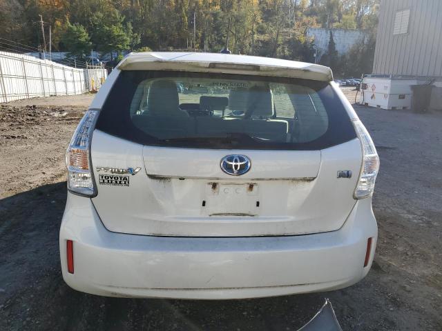 JTDZN3EU0C3175986 - 2012 TOYOTA PRIUS V WHITE photo 6