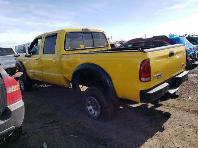 1FTWW31P56EB78942 - 2006 FORD F350 SRW SUPER DUTY YELLOW photo 2