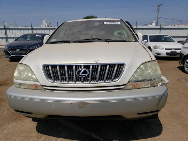 JTJHF10U730305636 - 2003 LEXUS RX 300 WHITE photo 5