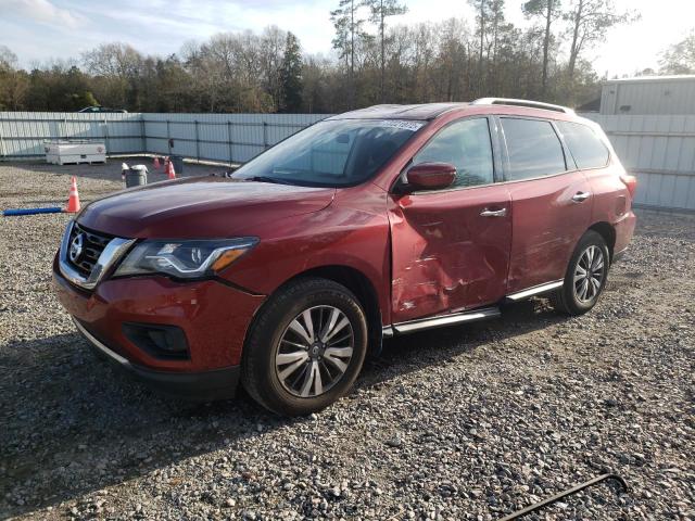 5N1DR2MN6HC615585 - 2017 NISSAN PATHFINDER S RED photo 1