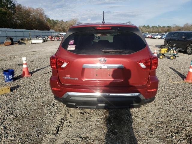5N1DR2MN6HC615585 - 2017 NISSAN PATHFINDER S RED photo 6