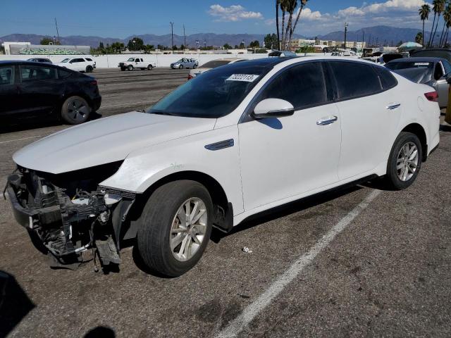 5XXGT4L35KG333136 - 2019 KIA OPTIMA LX WHITE photo 1