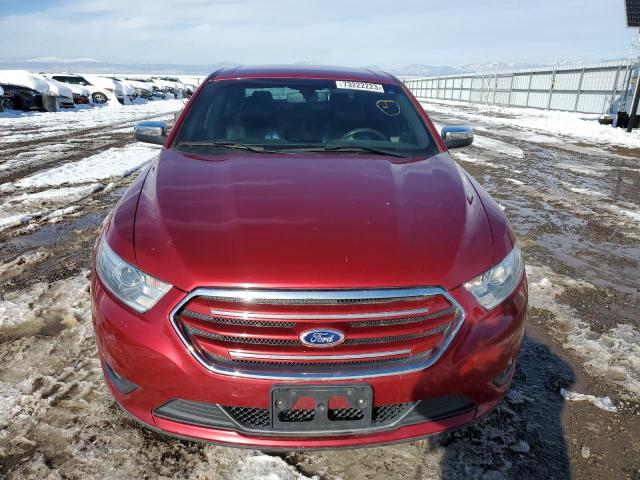 1FAHP2F8XDG223124 - 2013 FORD TAURUS LIMITED RED photo 5