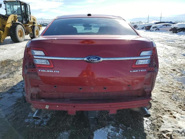 1FAHP2F8XDG223124 - 2013 FORD TAURUS LIMITED RED photo 6