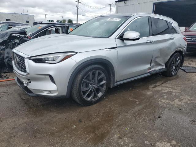 3PCAJ5M31KF125595 - 2019 INFINITI QX50 ESSENTIAL SILVER photo 1