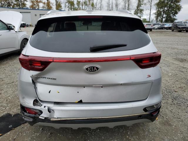 KNDP6CAC8L7732475 - 2020 KIA SPORTAGE S SILVER photo 6