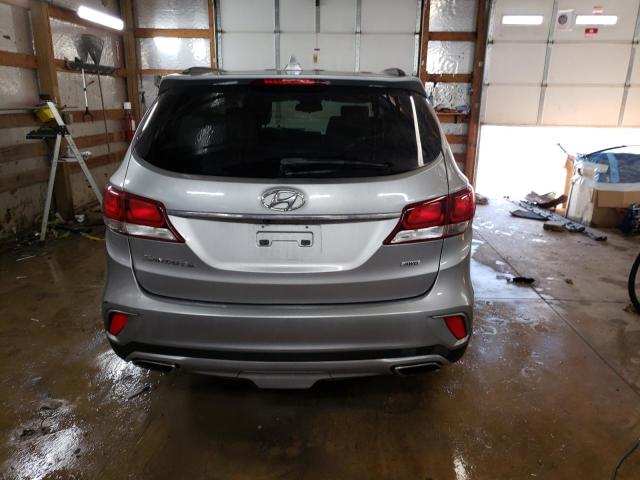 KM8SMDHF4HU217273 - 2017 HYUNDAI SANTA FE SE SILVER photo 6