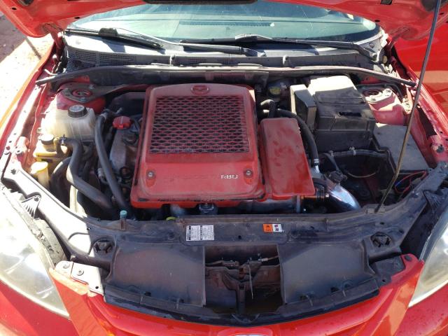 JM1BK34L371730336 - 2007 MAZDA SPEED 3 წითელი ფოტო 11