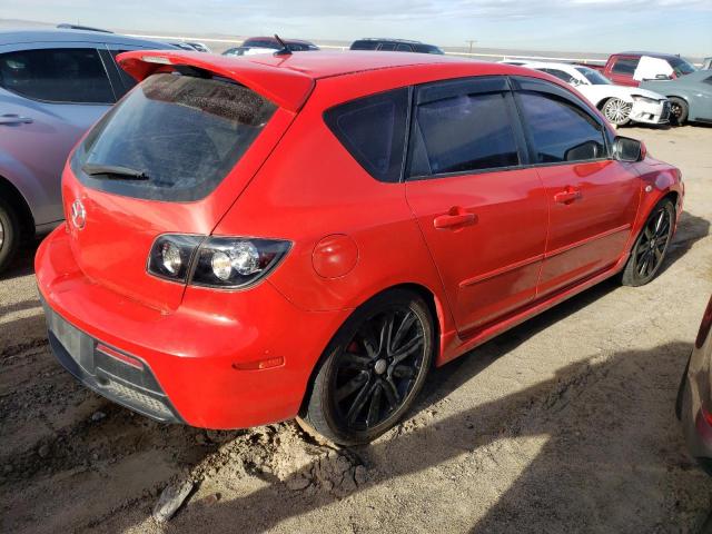 JM1BK34L371730336 - 2007 MAZDA SPEED 3 წითელი ფოტო 3