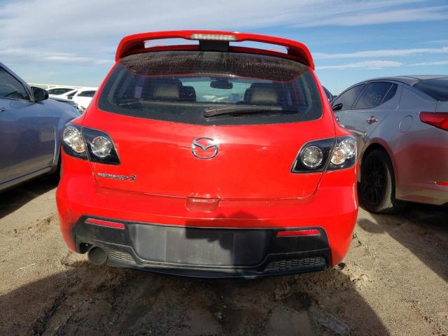 JM1BK34L371730336 - 2007 MAZDA SPEED 3 წითელი ფოტო 6