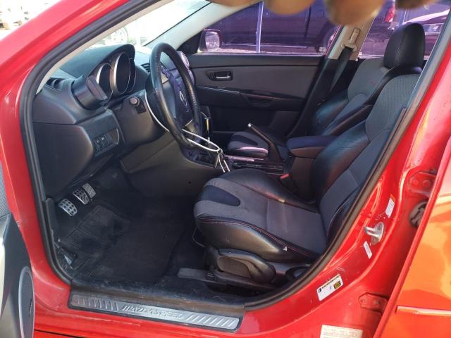 JM1BK34L371730336 - 2007 MAZDA SPEED 3 წითელი ფოტო 7