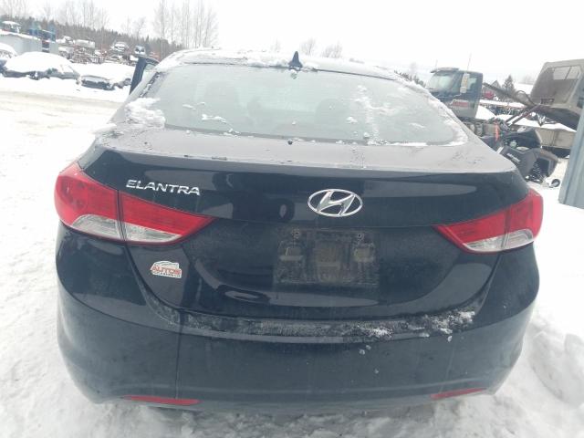 5NPDH4AE2DH335717 - 2013 HYUNDAI ELANTRA GLS BLACK photo 6